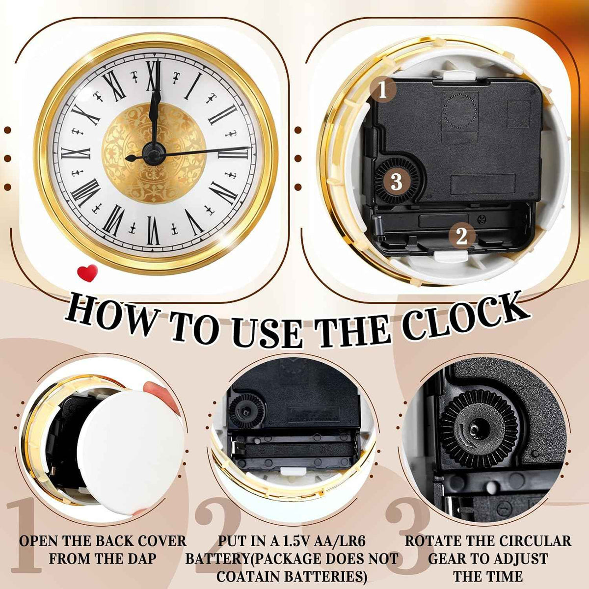 Landical House Warming Gifts New Home Crystal Clock Acrylic Keepsake Home Warming Gifts Housewarming Couple Presents Ideas for New House Blessing Homeowner Women Men Friend Family Decor(Whimsical)