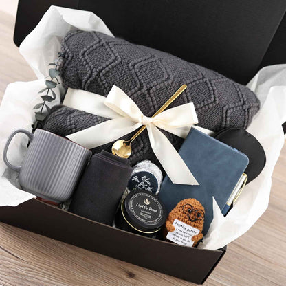 Grey & Navy Comfort Gift Box