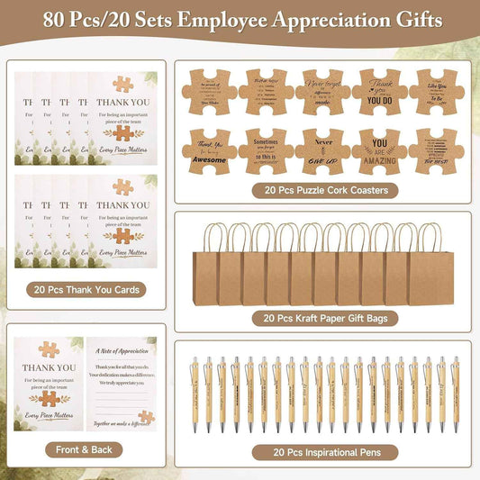 Twenty-Set Cork Coaster Appreciation Kit