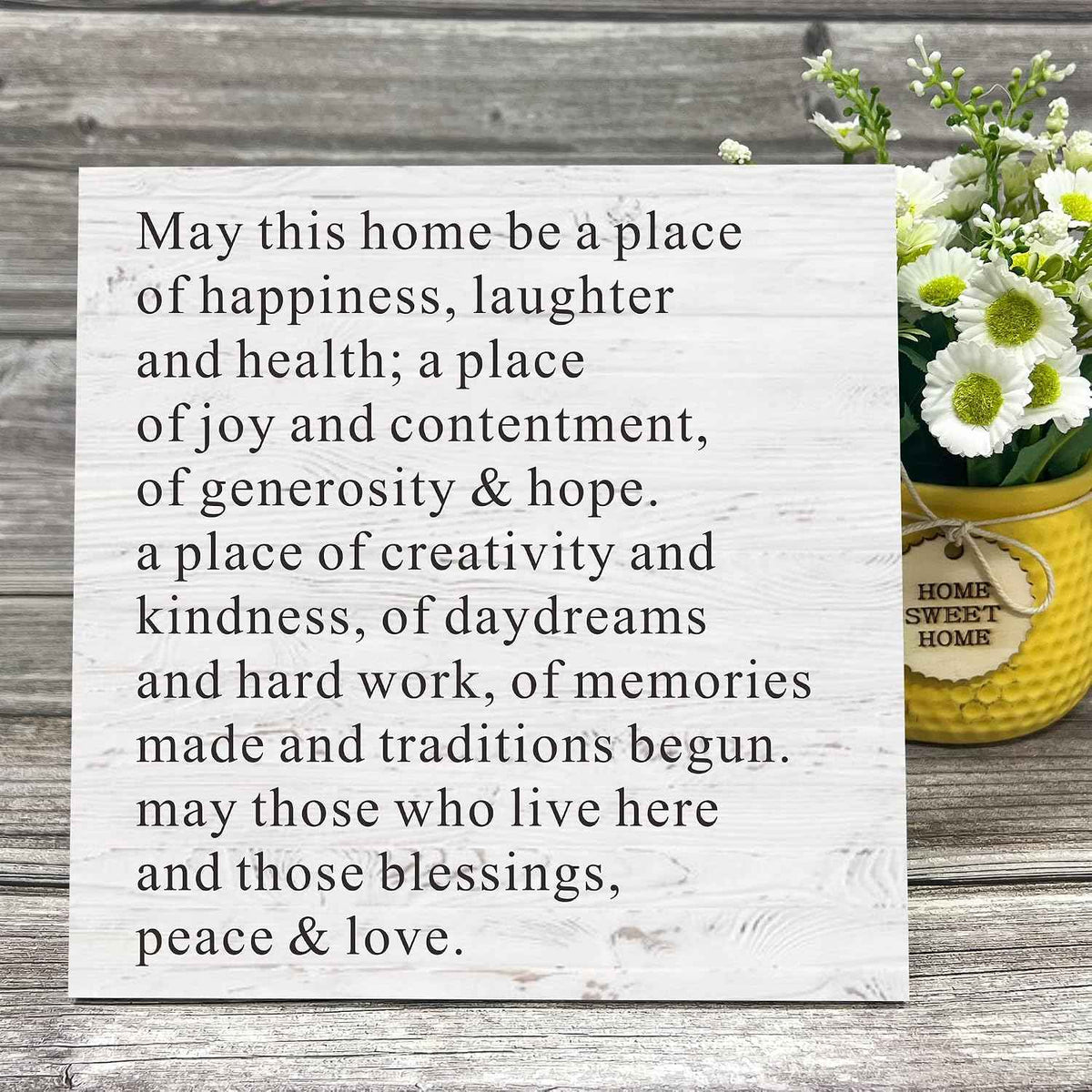 House Warming Decoration Gifts for New Home Owner, Housewarming Gift for Women, Man, New House Wood Sign Gift for Mom and Dad