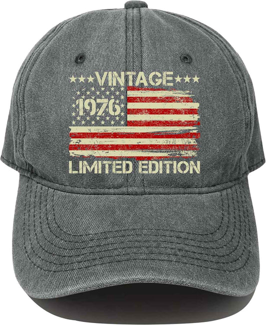 50th Birthday Gifts for Men Women,Vintage 1976 Hat,50th Birthday Decorations
