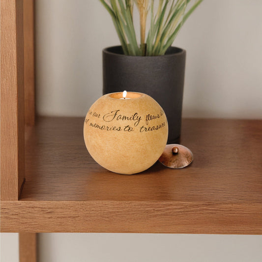 Pavilion Family Round Terracotta Tealight Holder